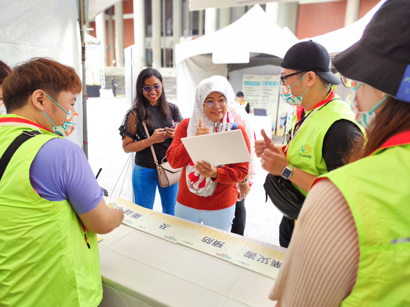 Foreign workers completed their experience. Let’s give them a big