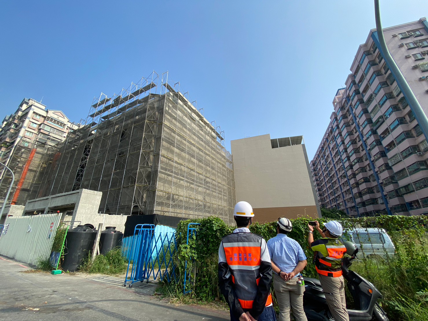 Construction site in Nanzi District, Kaohsiung on 2022/11/15