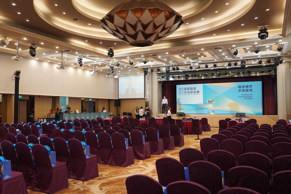 Before the event commenced, the center's colleagues checked the venue to make sure everything is in order.