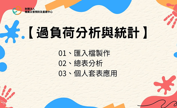 3.職場健康服務管理系統weCare過負荷分析與統計