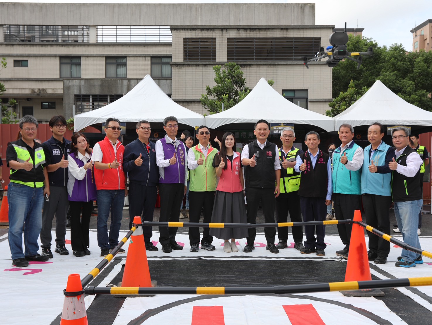 JY Group has introduced a drone inspection system to enhance safety management and operational efficiency. As the first in Taiwan’s construction industry to do so, the company has also obtained corporate certification from the Civil Aviation Administration.