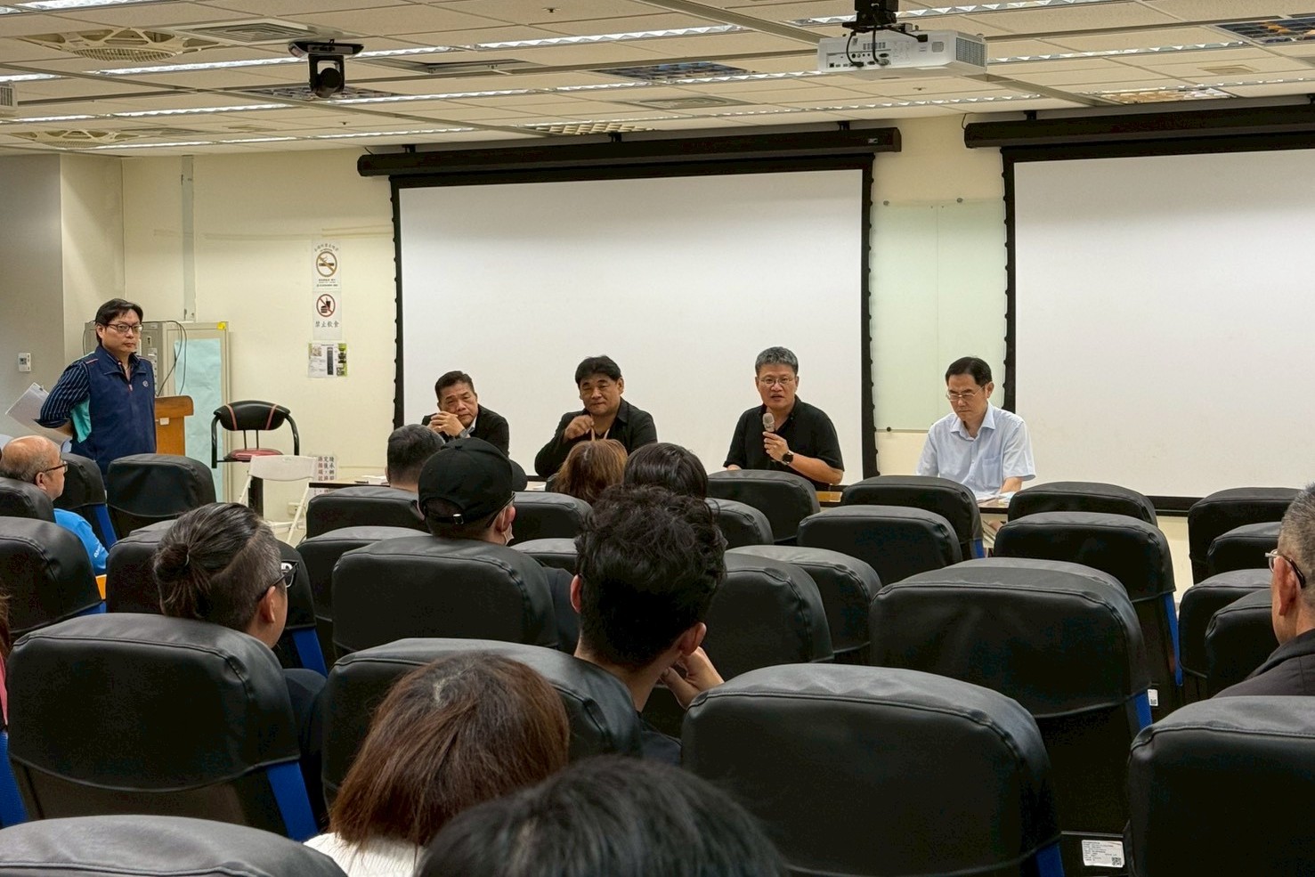 北部会場の講義後座談会